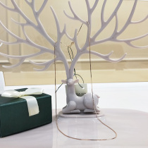 Global purchase 585 purple gold square snake bone necklace pure Russian counter fake one lost ten selected