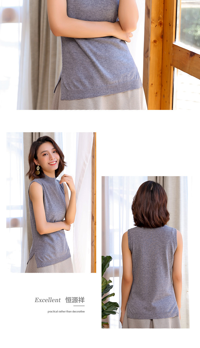 Débardeur hiver femme en Laine - Ref 3176818 Image 22