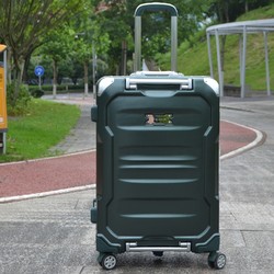 BQWZ Trolley Case Universal Wheel Extra Large Capacity 32-inch PC Lock Suitcase Aluminum Frame Hard Case ກະເປົານັກຮຽນຊາຍ
