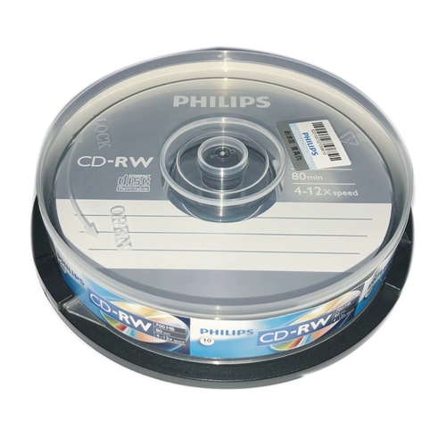 Philips может писать CD-RW Повторные CDS могут многократно выгравировать записи и подключать CD Philips Повторные VCD CD MP3 Blank Plate 700MB Горелка 10 штук 10 штук.