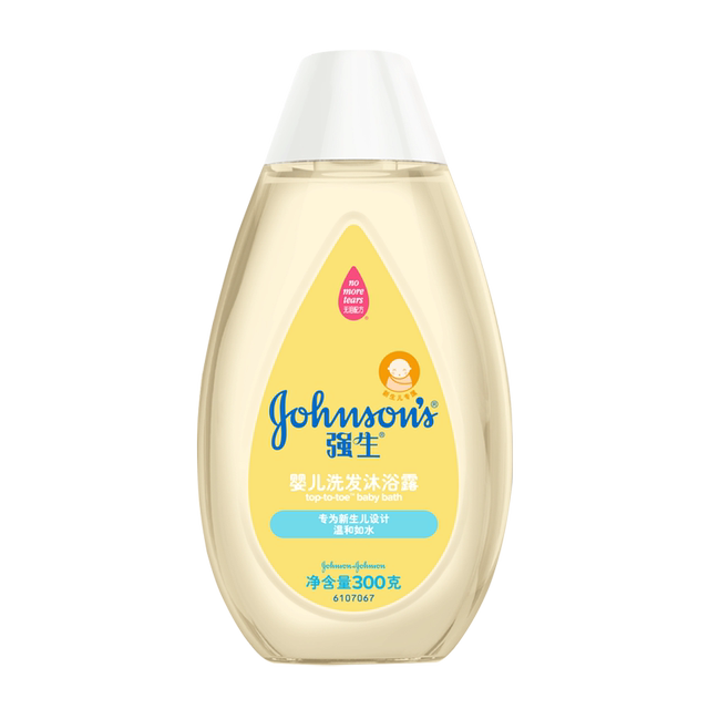 Johnson & Johnson Baby Shampoo and Shower Gel 300ml ແຊມພູ ແລະ ເຈວອາບເດັກນ້ອຍ Wash and Care Two-in-One