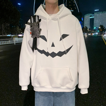 Hong Kong Chauchiao Spring and Autumn Season bf original Cebu Wind Lianhood Mens loose Daily personality Personality Evil lovers Long sleeves jacket