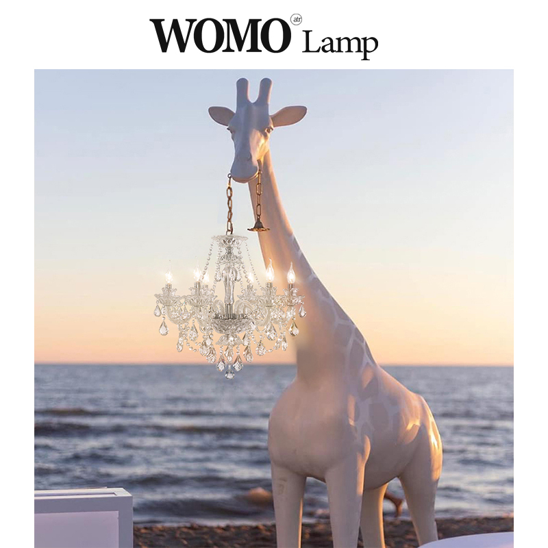 Giraffe Table Lamp, Animal Floor Lamp, Nordic Style, Artistic Design, High-End Feel, Villa, Unique Creative Internet-Famous Lamp
