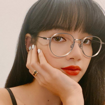 Near-view eye mirror woman can be equipped with degree Han version tide eye frame wide side height number of small faces flat light mirror vegan 100 hitch