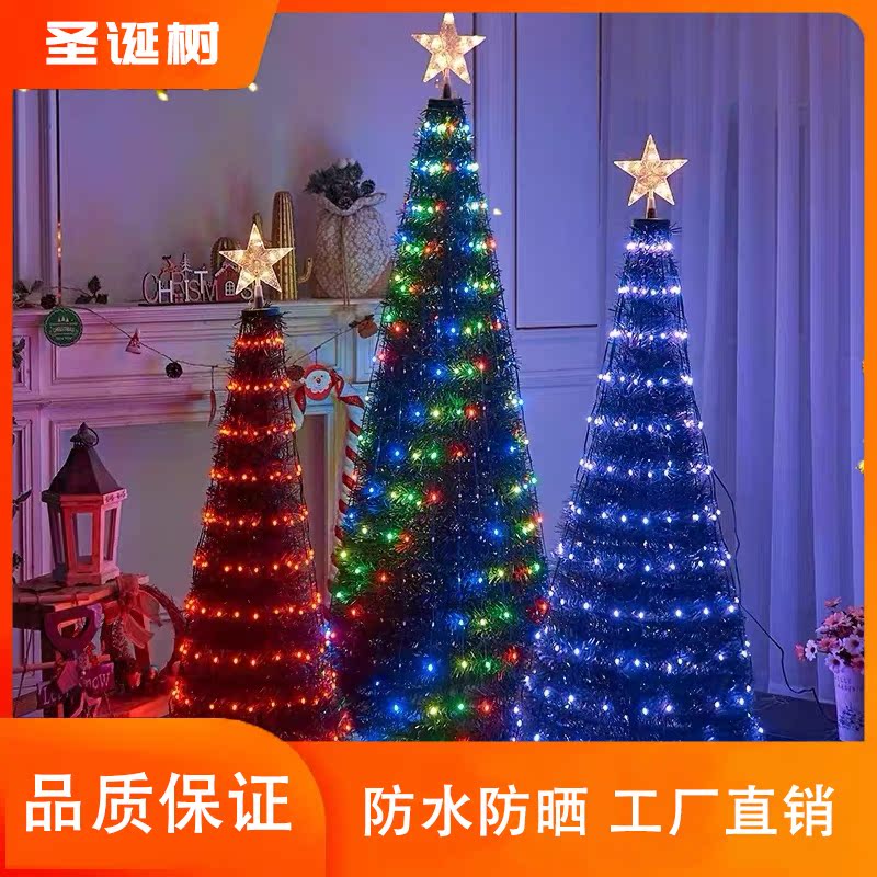 Christmas Decoration Scene layout shop creative small pendant window shop shop Christmas tree furnishings decoration