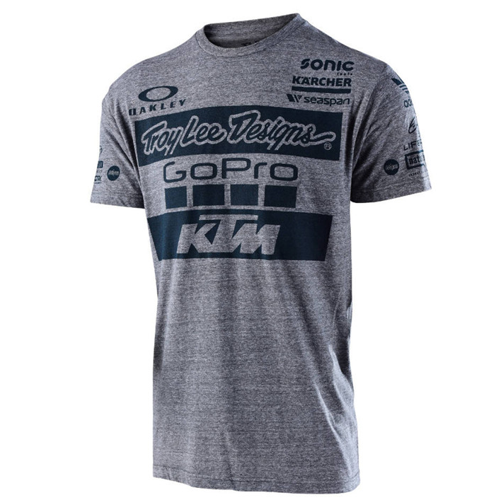 KTM T-shirt speed downwear subcode short sleeve blouses round collar male and female summer fall mountain locomotive racing gear