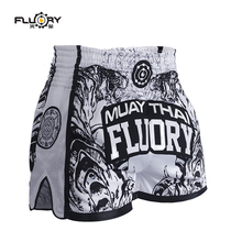 fluory Muay Thai shorts martial arts training boxing shorts Sanda sports boxing shorts for men and women