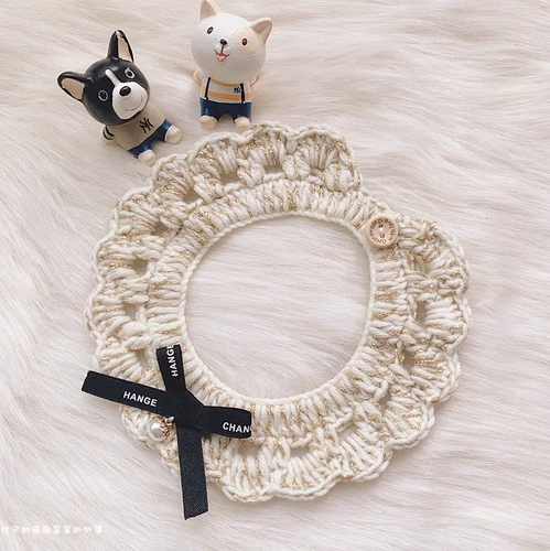 Нагрудник, шерстяной шарф, галстук-бабочка, милый чокер, аксессуар, слюнявчик