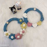 Брендовый трикотажный плетеный шарф ручной работы, слюнявчик, милый нагрудник, аксессуар