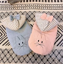 Autumn and winter warm pet clothes Dog clothes Dog vest Teddy clothes Pet vest Dog cotton vest