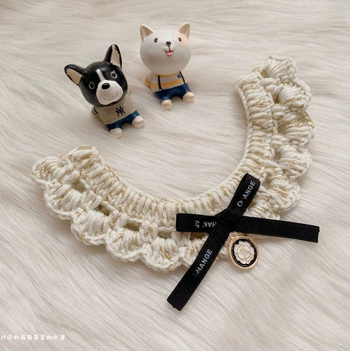 Нагрудник, шерстяной шарф, галстук-бабочка, милый чокер, аксессуар, слюнявчик