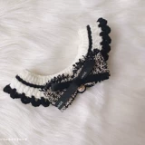 Слюнявчик, шерстяной шарф, нагрудник, аксессуар, чокер, галстук-бабочка, в стиле Шанель