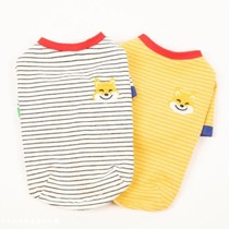 Dog summer clothes Thin T-shirt Wild clothes Dog base Teddy clothes Puppy clothes bear clothes