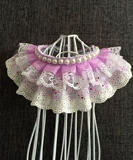 Слюнявчик, аксессуар, ожерелье, чокер, колокольчик с бантиком, кружевная галстук-бабочка, нагрудник, кот, домашний питомец