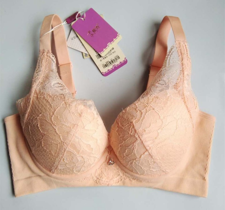 Purple Show 3 4 Thickened Cups Without Mark Women's Underwear Closeted Breast-adjusted comfort Poly Sexy Bra Z207