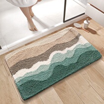Cross-border simple water-absorbent thickened bathroom floor mats door-to-door home non-slip mats bedroom floor mats