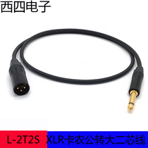 Canon-resistant L-2T2S Large Two Core 6 5 Go Cannon Public Line Sound Card Tuning Bench Power Amplifier XLR Microphone Speaker Wire