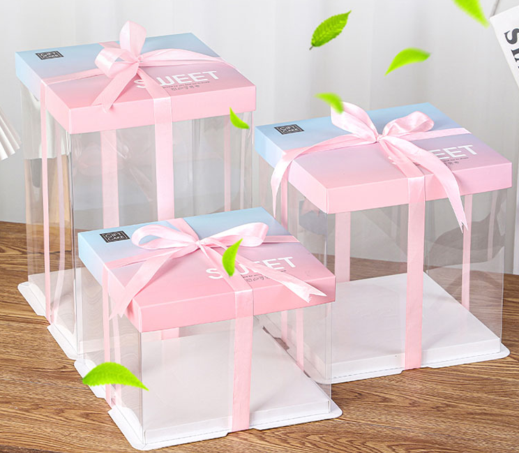 4inch /6/8/10/12/ 14inch Single and Double Layer Plus Super High Transparent Birthday Transparent Cake Box Packaging Box Batch 4inch /6/8/10/12/ 14inch Single and Double Layer Plus Super High Transparent Birthday Transparent Cake Box Packaging Box Batch