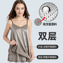 Radiation protection clothing maternity clothing sling wearing silver fiber invisible computer working women pregnancy double-layer autumn and winter
