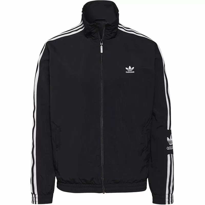 Спортивная куртка (Adidas) с молнией, лёгкий повседневный трековый стиль