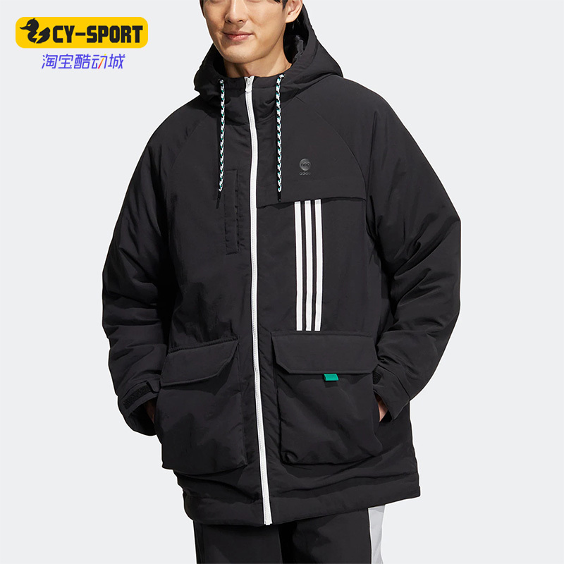 Adidas/Adidas Genuine Neo Winter New Model Unisex Sports Casual Hooded down Jacket Hn4763
