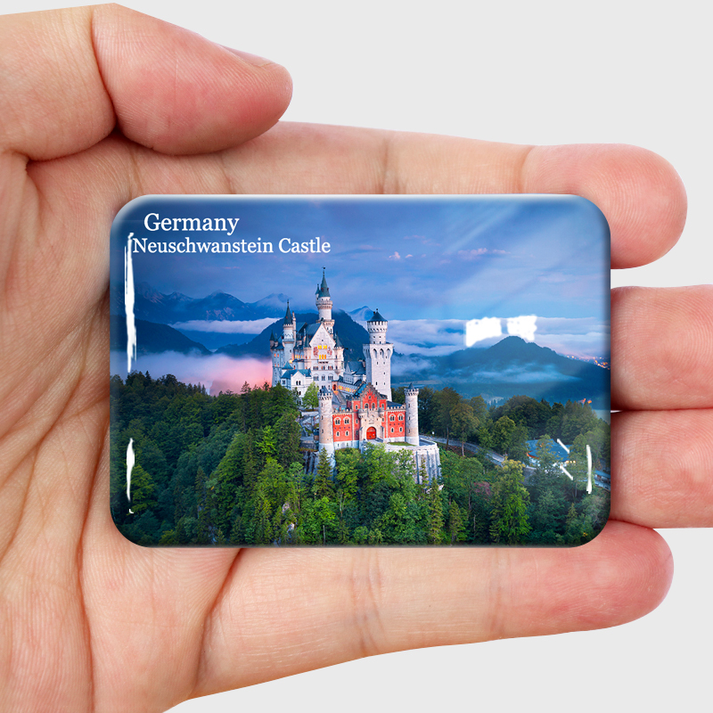 German Refrigerator Magnets, City Landmarks, Scenery, Cultural Creations, Neuschwanstein, Rome Square Decorations, Souvenirs