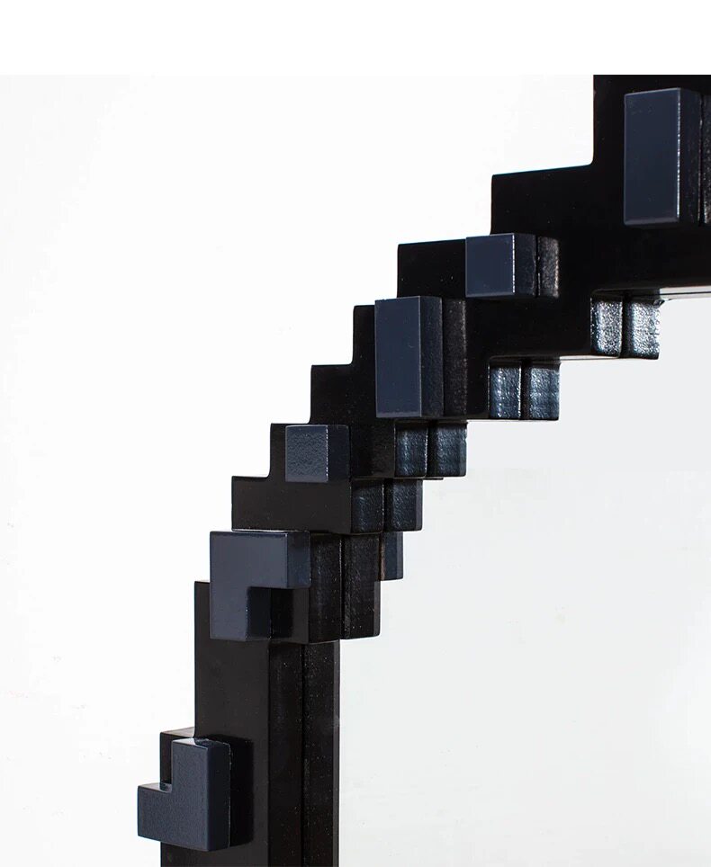 Декоративные зеркала 【官方授权】意大利seletti pxiel绿泡泡像素挂镜卧室浴室上墙镜