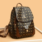 嶝丽袋鼠 Рюкзак, вместительная и большая сумка через плечо, из натуральной кожи, городской стиль, надевается на плечо