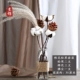 Hoa khô tự nhiên đồ nội thất nhà lưới màu đỏ in nhỏ đồ trang trí tươi sen bông thông nón lá bạch đàn trang trí lá - Trang trí nội thất phụ kiện trang trí nhà bếp