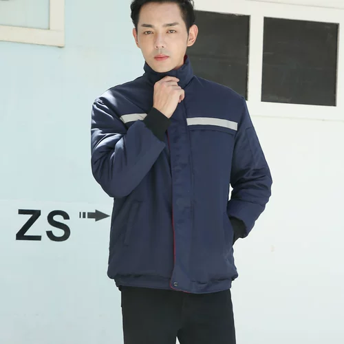 Зимний пуховик для работы, износостойкая куртка, рабочая одежда, увеличенная толщина