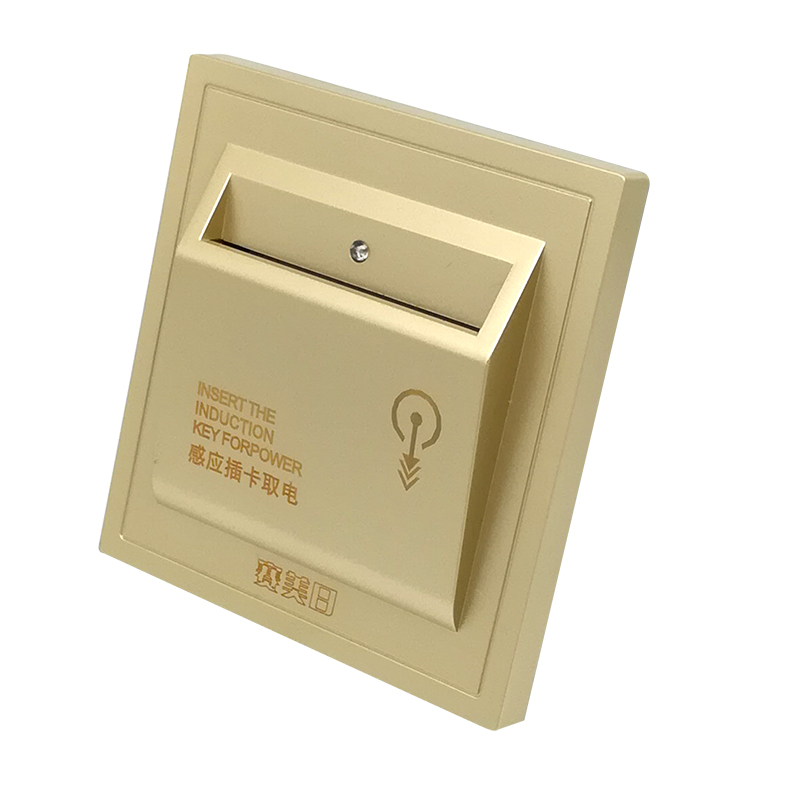 Hotel induction card power switch panel high and low frequency mechanical arbitrary card 40A high power with delay