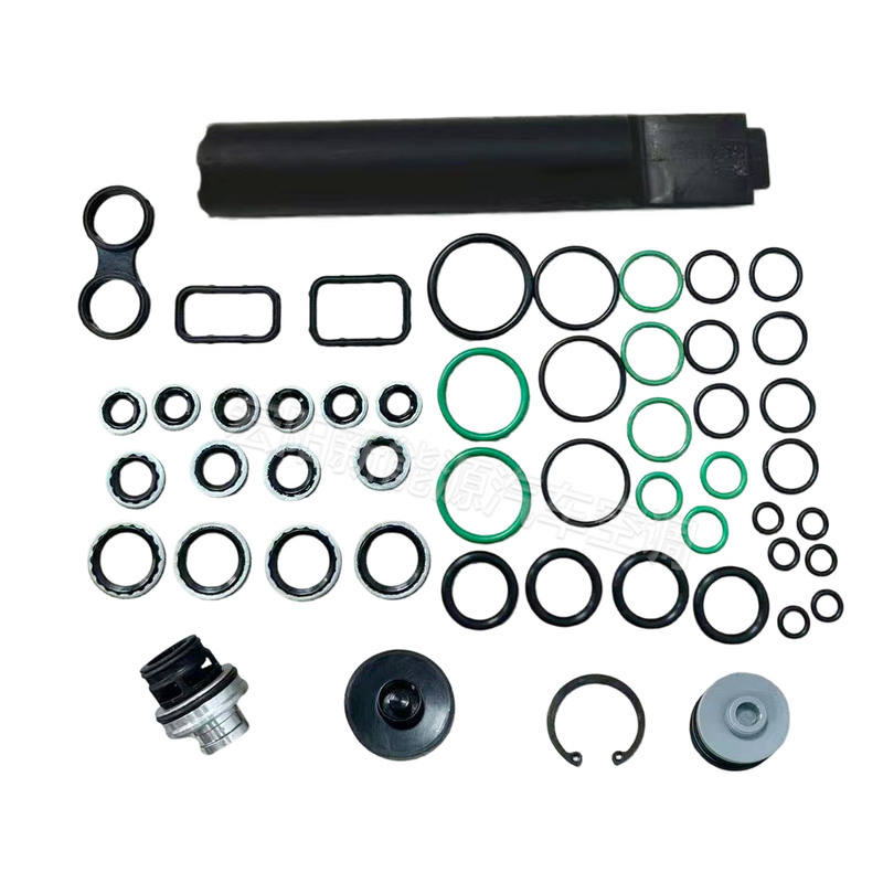 Suitable for Tesla Model Y 3 Car Air Conditioning Heat Pump Valve Rubber Ring Air Conditioning Pipe Gasket Desiccant Plug Cover