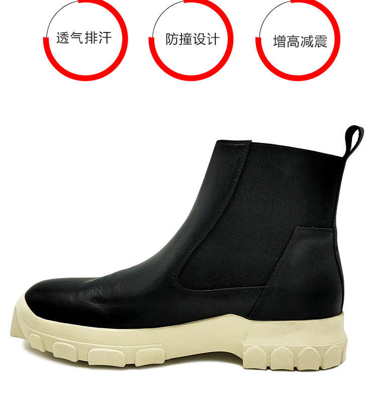 Martens, кожаные высокие сапоги для отдыха, челси, из натуральной кожи 