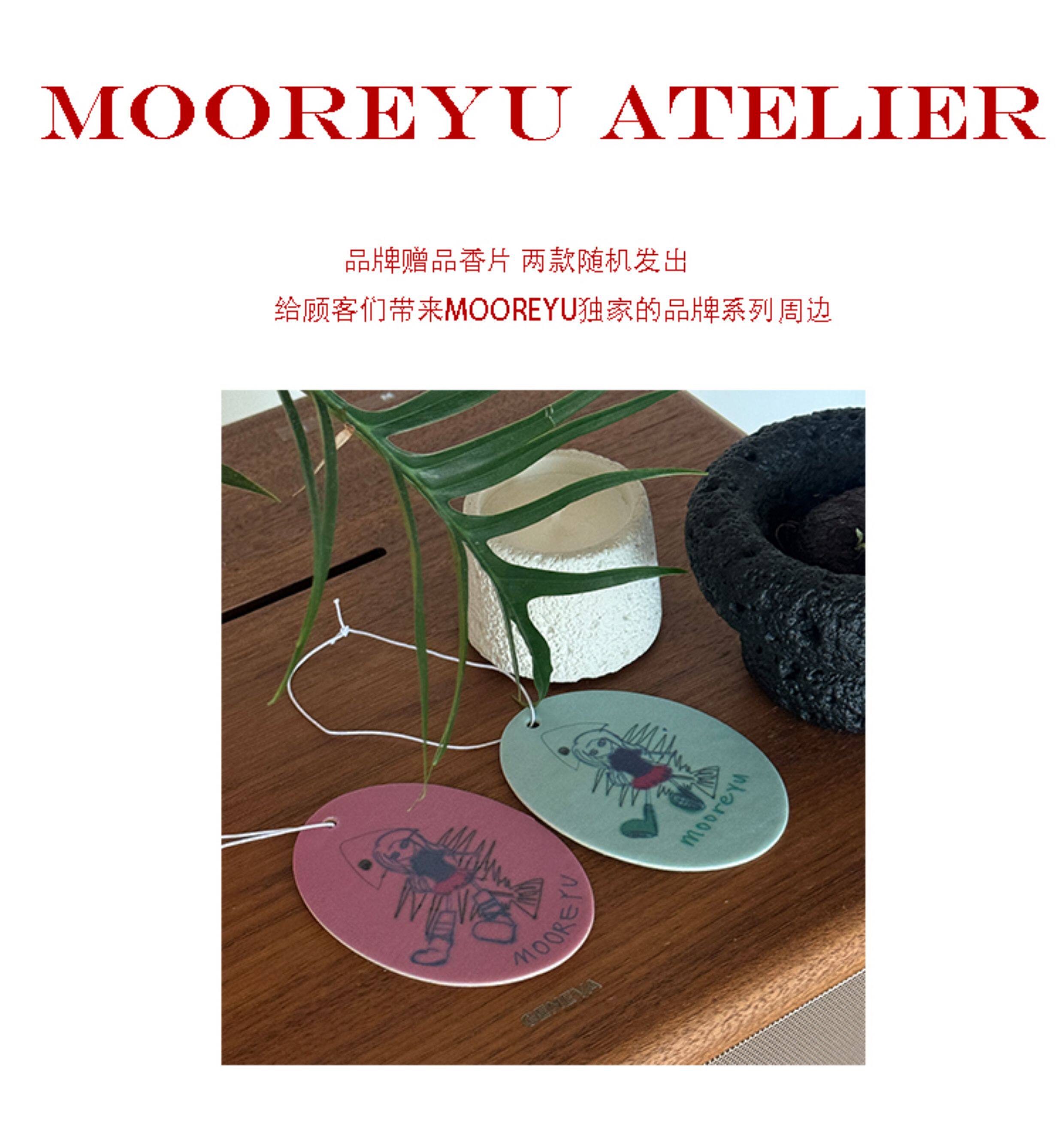 Mooreyu Leather Bow Ballet Flat
