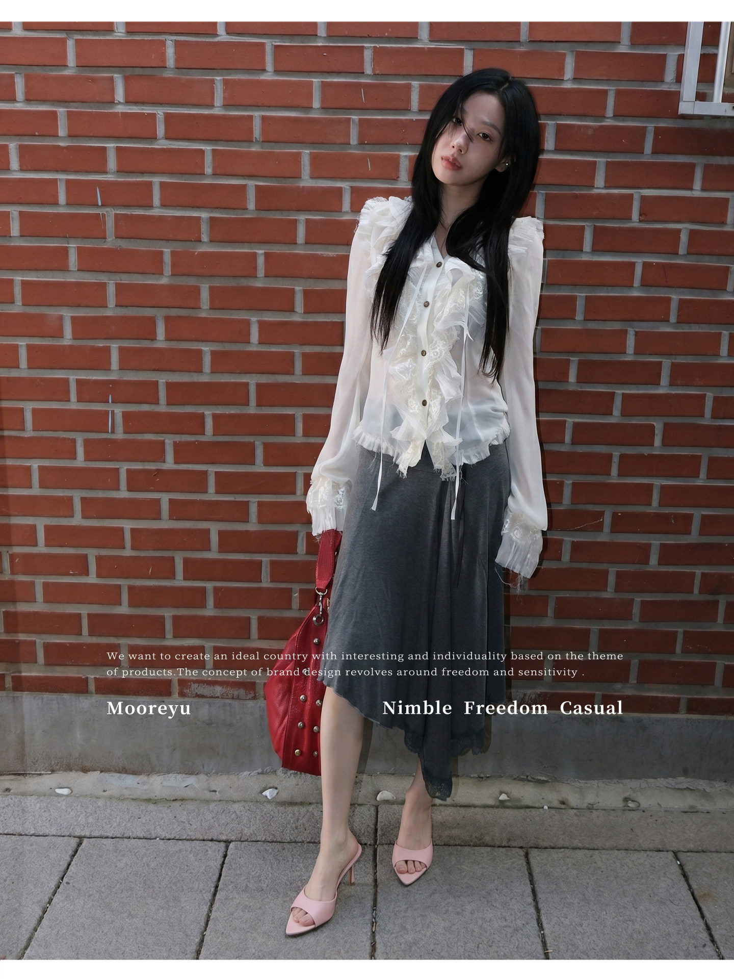 Mooreyu Open-Toe Stiletto Heel Sandal