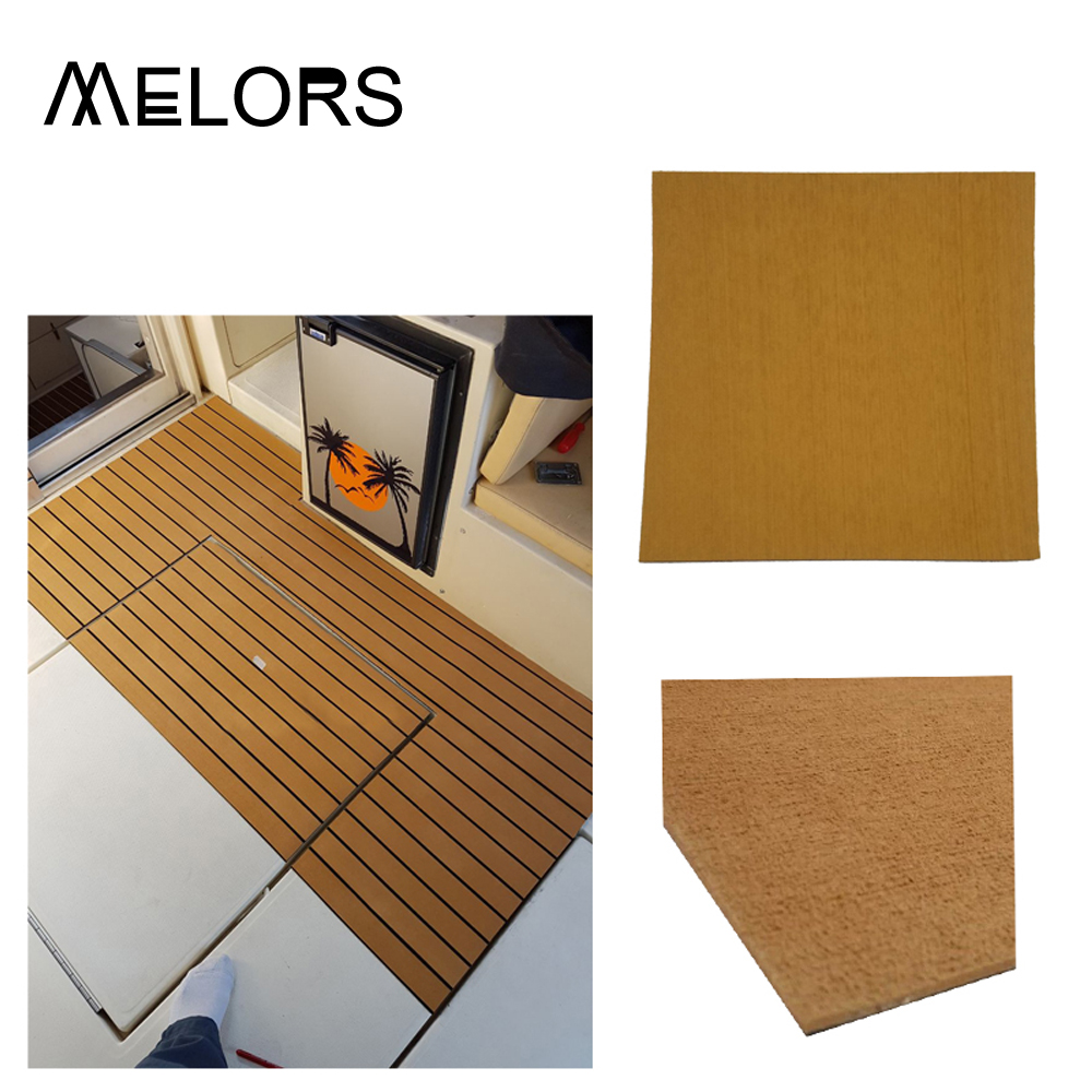RV yacht deck imitation teak golf cart non-slip mats can be customized factory direct sales marine carpet wear-resistant