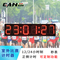 Ganxin Electronics LED marathon rock climbing race timer Racing laser induction force training hand clap device