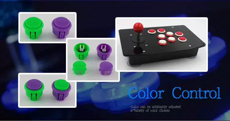 Không chậm trễ, cần điều khiển arcade, cần điều khiển máy tính, cần điều khiển USB, King of Fighters, xử lý phụ kiện giao hàng - Cần điều khiển tay cầm logitech