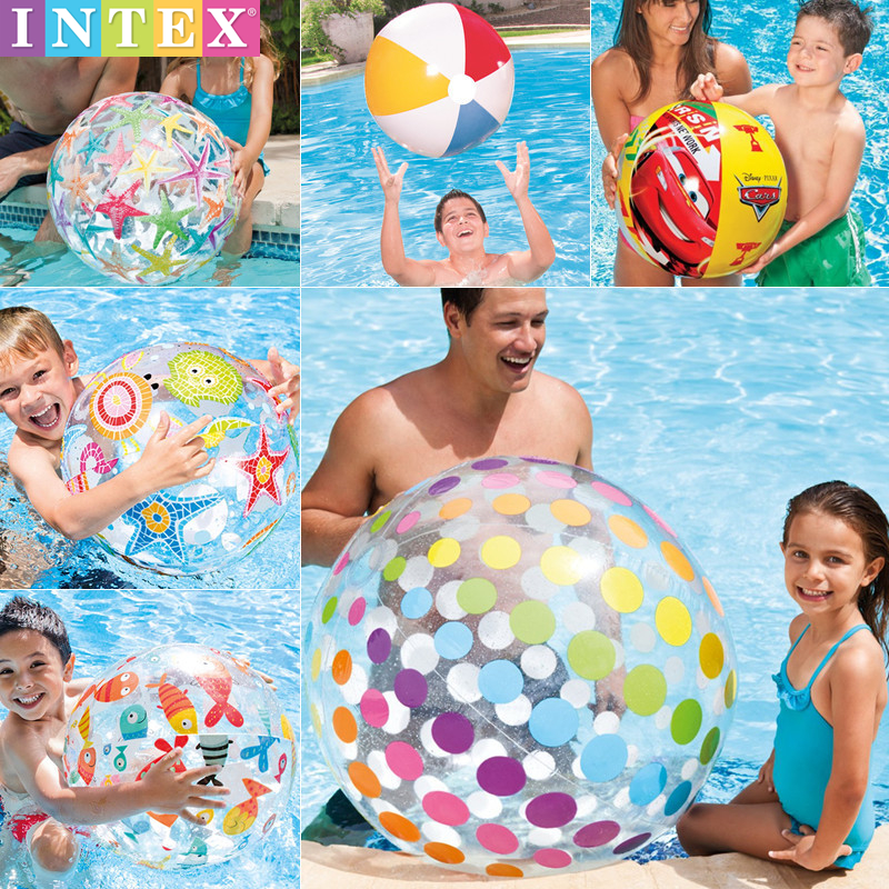 Baby drama Water Beach Ball Swimming pool Soak Hot Spring Toys Big Balloon Play Water Polo Children Trumpet Early Teach Ball-Taobao