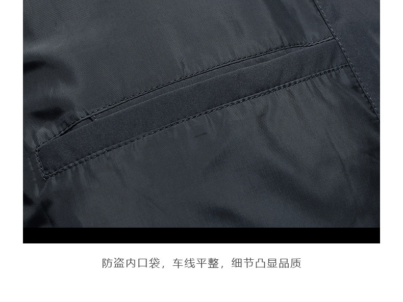 高梵 男士加厚加绒中长款羽绒服 90%含绒量 图13