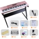Bàn phím trẻ em 61 phím cho người mới bắt đầu bắt đầu cho bé gái chơi đàn piano đa năng 3-6-12 tuổi Đồ chơi chuyên nghiệp 88 - Đồ chơi âm nhạc / nhạc cụ Chirldren