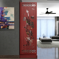 Entry door entrance partition cabinet screen hollow living room decoration wine cabinet simple modern small apartment new Chinese style