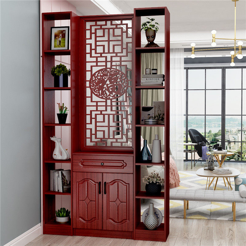 Screen partition living room Simply modern entry into the foyer hollow decoration network red creative household obscure the mask cabinet