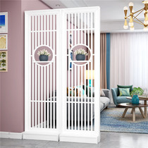 New Chinese screen partition storage rack door living room decoration wall simple modern office net red entrance hall cabinet