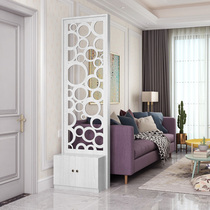 Entry screen partition living room simple modern fashion small house rack decoration carved hollow wall Portal cabinet