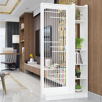Entry screen partition living room simple modern fashion small house rack decoration carved hollow wall Portal cabinet