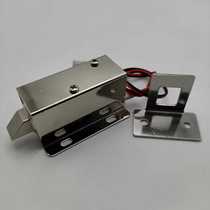 Small electronically controlled lock magnetic lock cabinet door storage locker lock electromagnetic lock oblique tongue tongue lock