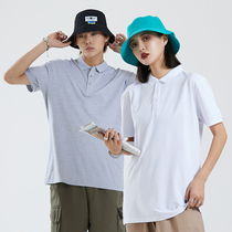 Mens womens polo shirts lead T-shirts commuting business work clothes group cultural shirts work clothes printed logo map