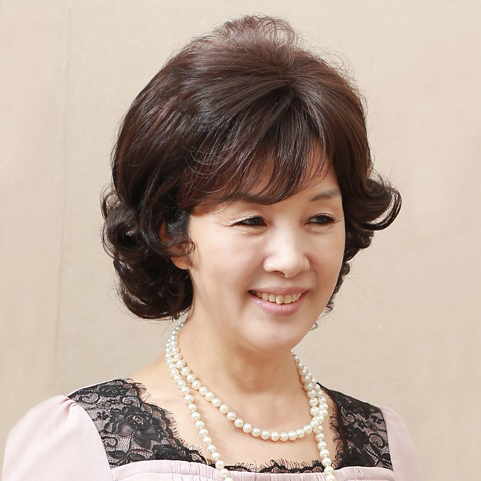 中老年假发妈妈短卷发女短发仿真发假发中长卷蓬松妈妈假发