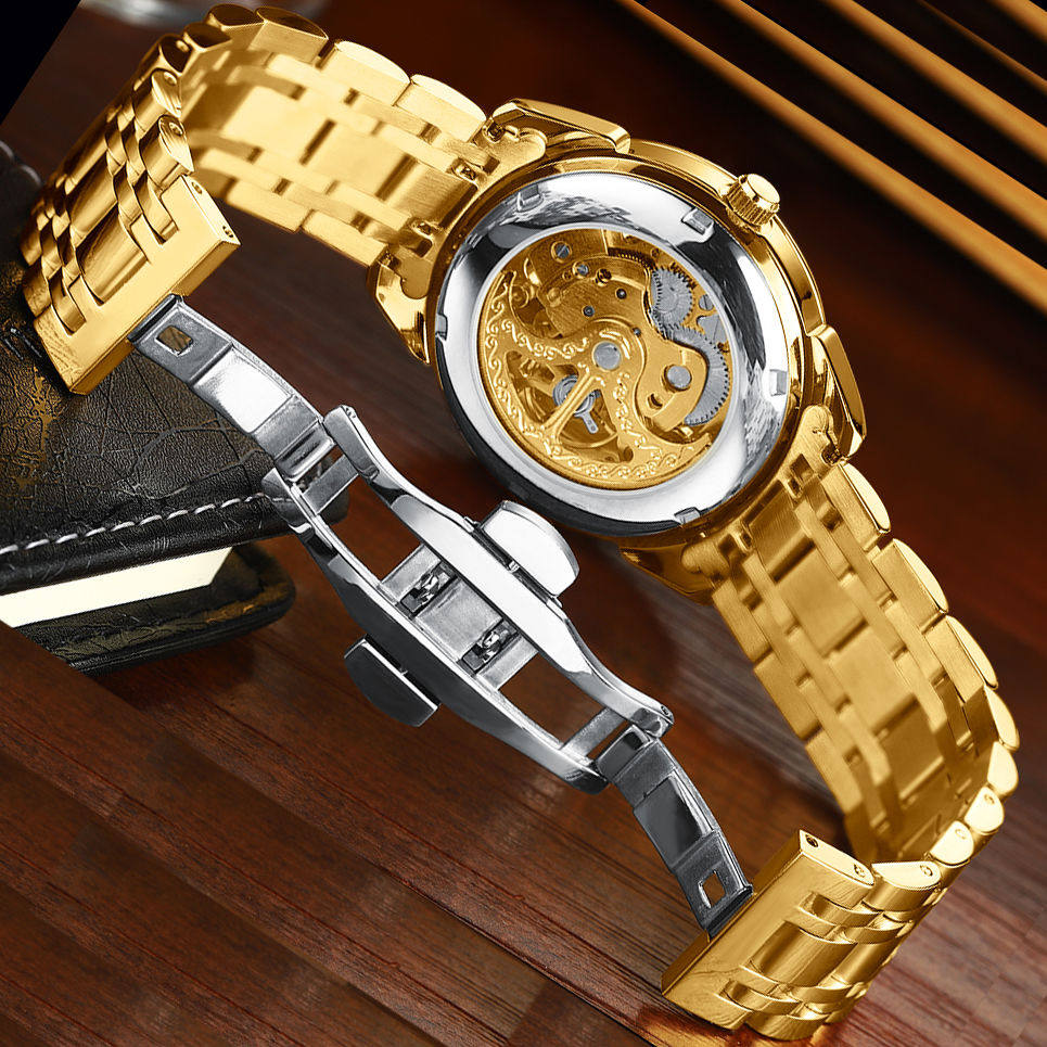 Concept Mechanical Men's Fully Automatic Hollow out Sports Trend Student Fashion Watch_voghion.com